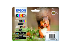 Epson originálna cartridge C13T379D4010, 378XL+478XL, CMYK, 1x10.2ml, 2x11.2ml, 3x9.3ml, Epson
