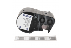 Brady M5-156-492 / 170892, 22.86 mm, Polyester, čierna tlač / biely podklad