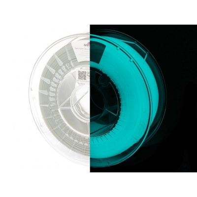 Spectrum 80537 3D filament, PET-G Glow in the Dark, 1,75mm, 1000g, modrý (Blue)