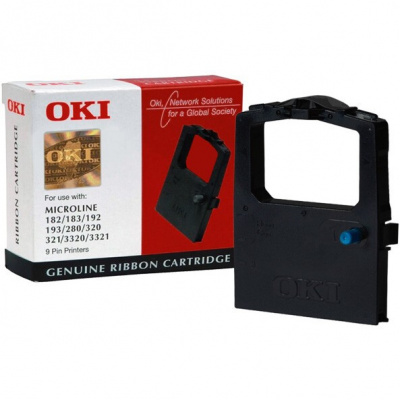 OKI 9002303, čierna, originálna farbiaca páska