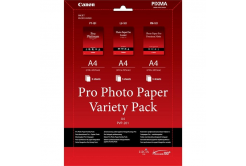 Canon Photo Paper Pro Variety Pack PVP-201, foto papír, bílý, A4, 15 ks, 6211B021, inkoustový,5x matný PM-101, 5x lesklý PT-101, 5
