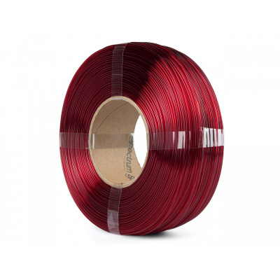 Spectrum 81367 Refill 3D filament, PET-G Premium, 1,75mm, 1000g, Priesvitný červený (Transparent red)