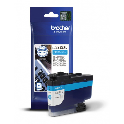 Brother LC-3239XLC azúrová (cyan) originálna cartridge