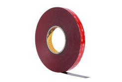 3M VHB 4646-F, 9 mm x 33 m, tmavosivá obojstranne lepiaca akrylová páska, hrúbka 0,6 mm
