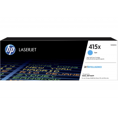 HP 415X W2031X azúrový (cyan) originálny toner