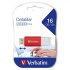 Verbatim 49453 DataBar, USB flash disk, USB 2.0, 16GB, červený
