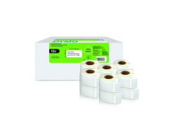 Dymo 2177563, 54mm x 25mm, biele papierové etikety