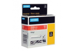 Dymo 1805416, 12mm x 5,5m, biela tlač/červený podklad, originálna páska
