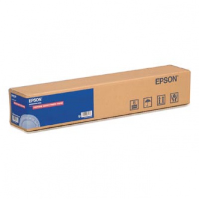 Epson 610/30.5/Premium Glossy Photo Paper Roll, 610mmx30.5m, 24", C13S041390, 166 g/m2, foto p