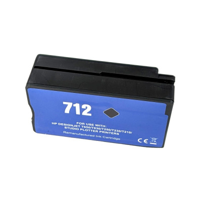 kompatibilná cartridge pro HP 712 3ED71A čierna (black)