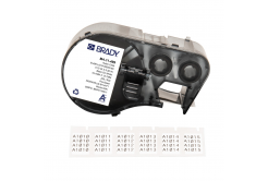 Brady M4-11-499 / 170796, 19.05 mm, Nylon, čierna tlač / biely podklad