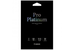 Canon Photo Paper Pro Platinum, foto papír, lesklý, bílý, 10x15cm, 4x6", 300 g/m2, 20 ks,