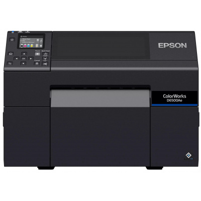 Epson ColorWorks D6500 (Ae) C31CL91102, farebná tlačiareň štítkov, cutter, disp., USB, Ethernet, black