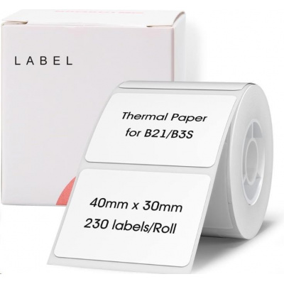 Niimbot A2A88658401, 40x20mm, 320ks, biele samolepiace štítky