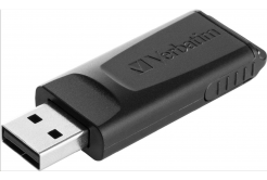 VERBATIM Flash Disk 64GB Store 'n' Go Slider, čierna
