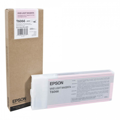 Epson T606600 svetlo purpurová (light vivid magenta) originálna cartridge