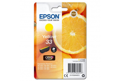 Epson originálna cartridge C13T33444012, T33, yellow, 4,5ml, Epson Expression Home a Premium XP-530,630,635,830