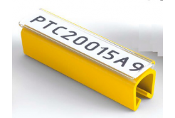 Partex PTC50021A9, bílé, 100ks, (6,0-7,2mm), PTC nacvakávací pouzdro na štítky