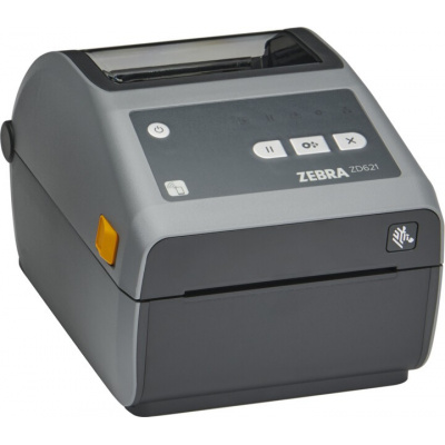 Zebra ZD621d ZD6A043-D4EF00EZ DT, 12 dots/mm (300 dpi), label printer, RTC, USB, USB Host, RS232, BT (BLE), Ethernet, cutter, grey (Successor GC420t)