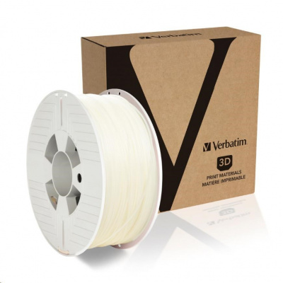 Verbatim 55317 3D filament, PLA, 1,75mm, 1000g, 335m, Priesvitný prírodný (Transparent natural)