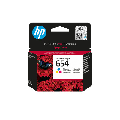 HP 654 7FP38UE farebná (color) originálna cartridge