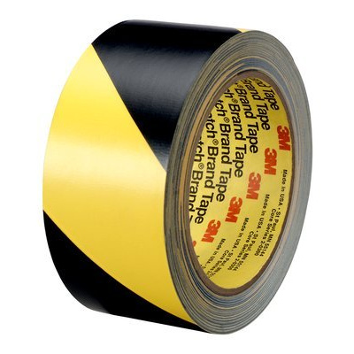 3M 766 PVC páska žlto-čierna, 50 mm x 33 m