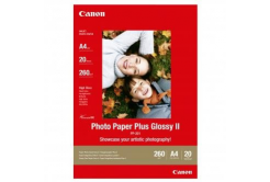 Canon Photo Paper Plus Glossy, foto papír, lesklý, bílý, A4, 260,275 g/m2, 20 ks, PP-201 A4, in