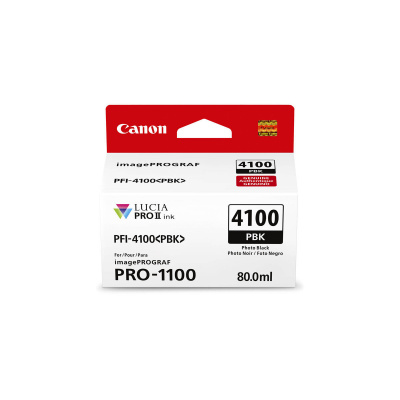 Canon PFI-4100 6777C001 foto čierna (photo black) originálna cartridge