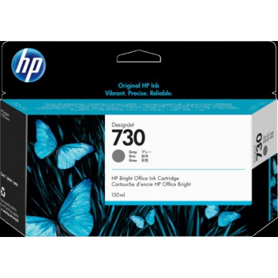 HP 730 P2V66A sivá (gray) originálna cartridge