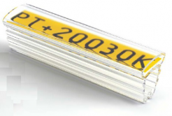 Partex PT+10012A návlečka 12mm, 200ks, (2,5 5mm), PT průsvitné pouzdro na štítky