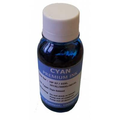 Atrament univerzálny azúrový (cyan) 1000ml