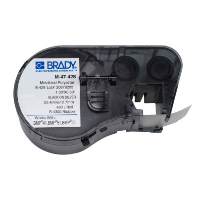 Brady M-47-428 / 131602, etikety 25.40 mm x 12.70 mm