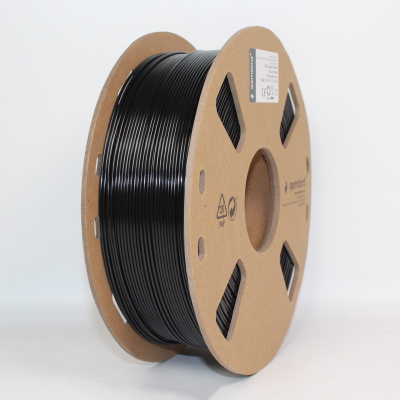 Gembird 3DP-PETG1.75-01-BK, 3D filament, PETG, 1,75mm, 1000g, Čierny (Black)