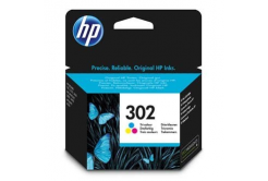 HP 302 F6U65AE farebná (color) originálna cartridge