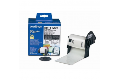 Brother DK-11207, 58mm, etikiety na CD, role etiket