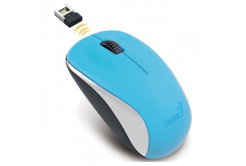 Genius Myš NX-7000 31030109109, 1200DPI, 2.4 [GHz], optická, 3tl., bezdrátová, modrá, Blue-Eye senzor