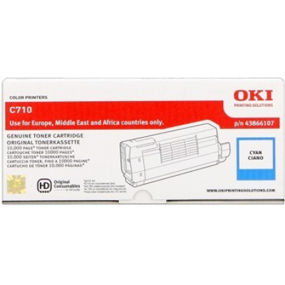 OKI 44318607 azúrový (cyan) originálny toner