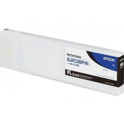 Epson SJIC30P-K C33S020639 pre ColorWorks, čierna (glossy black) originálna cartridge