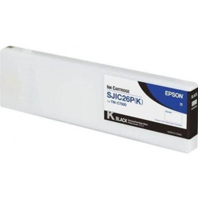 Epson SJIC30P-K C33S020639 pro ColorWorks, lesklá čierna (glossy black) originálna cartridge