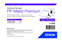 Epson 7113426 PP Matte, pre ColorWorks, 51mmx29m, polypropylén, biele samolepiace etikety