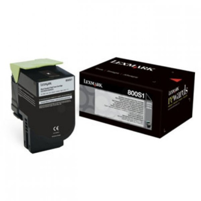 Lexmark 80C0S10 čierny (black) originálny toner