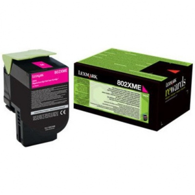 Lexmark 80C2XME purpurový (magenta) originálny toner