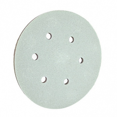 3M Hook-it™ Mäkký kotúč - Fine, 6 dier, priemer 150 mm (60182)