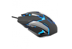 E-blue Myš Auroza Gaming EMS639BKCZ-IU, 4000DPI, optická, 6tl., drátová USB, černá