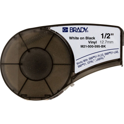 Brady M21-500-595-BK / 139742, vinyl páska, 12.70 mm x 6.40 m