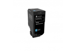 Lexmark 74C2SCE azúrový (cyan) originálny toner