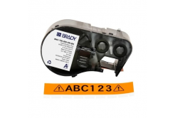 Brady M4C-750-595-OR-BK / 170828, 19.05 mm x 7.62 m, Vinyl, čierna tlač / oranžový podklad