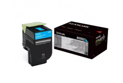 Lexmark 80C0S20 azúrový (cyan) originálny toner