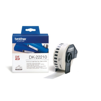 Brother DK-22210, 29mm x 30,48m, originálna papierová role