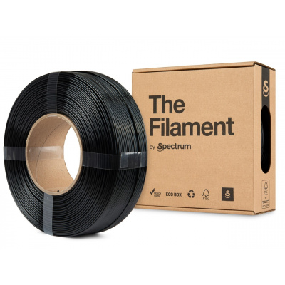 "The Filament" by Spectrum TF-24253, ReFill, PETG Lite, 1,75mm, 1000g, Čierny (Black)